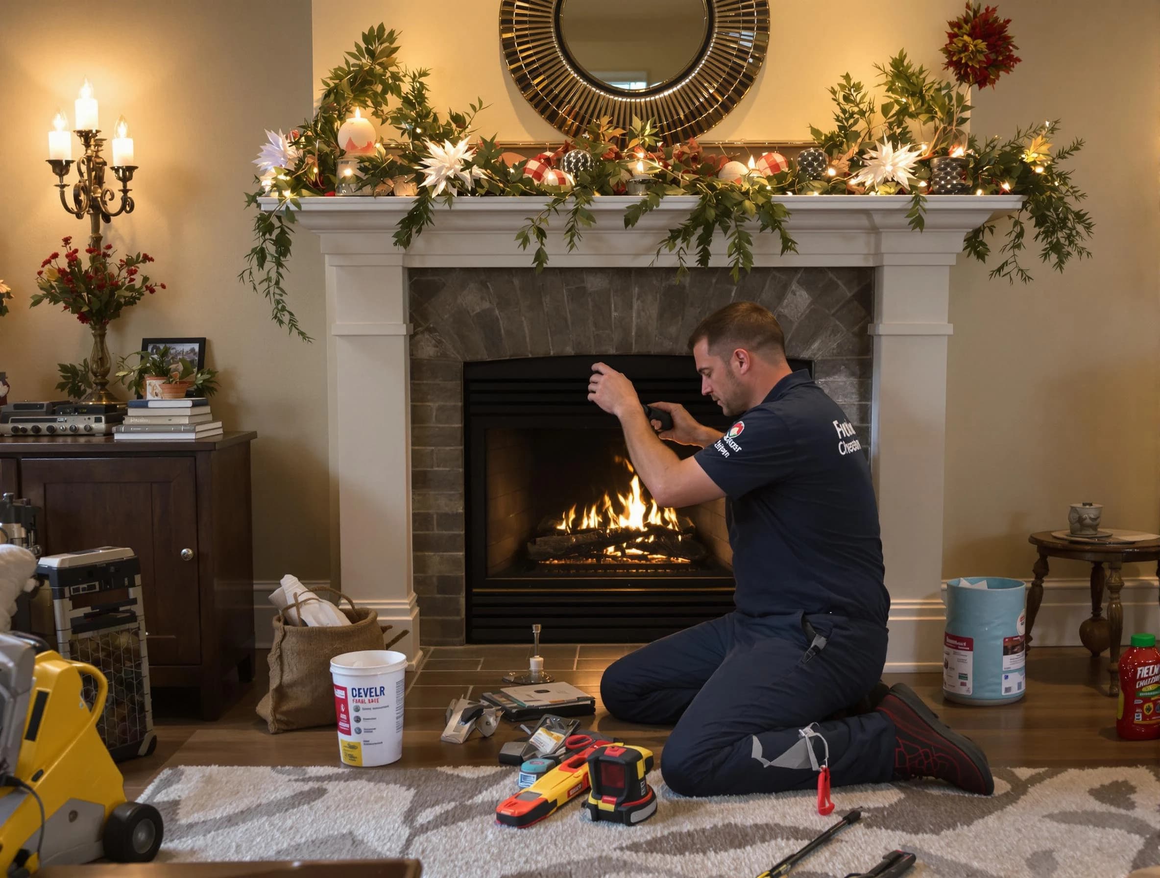 Burlington Chimney Sweep offering fireplace maintenance services in Burlington, MA