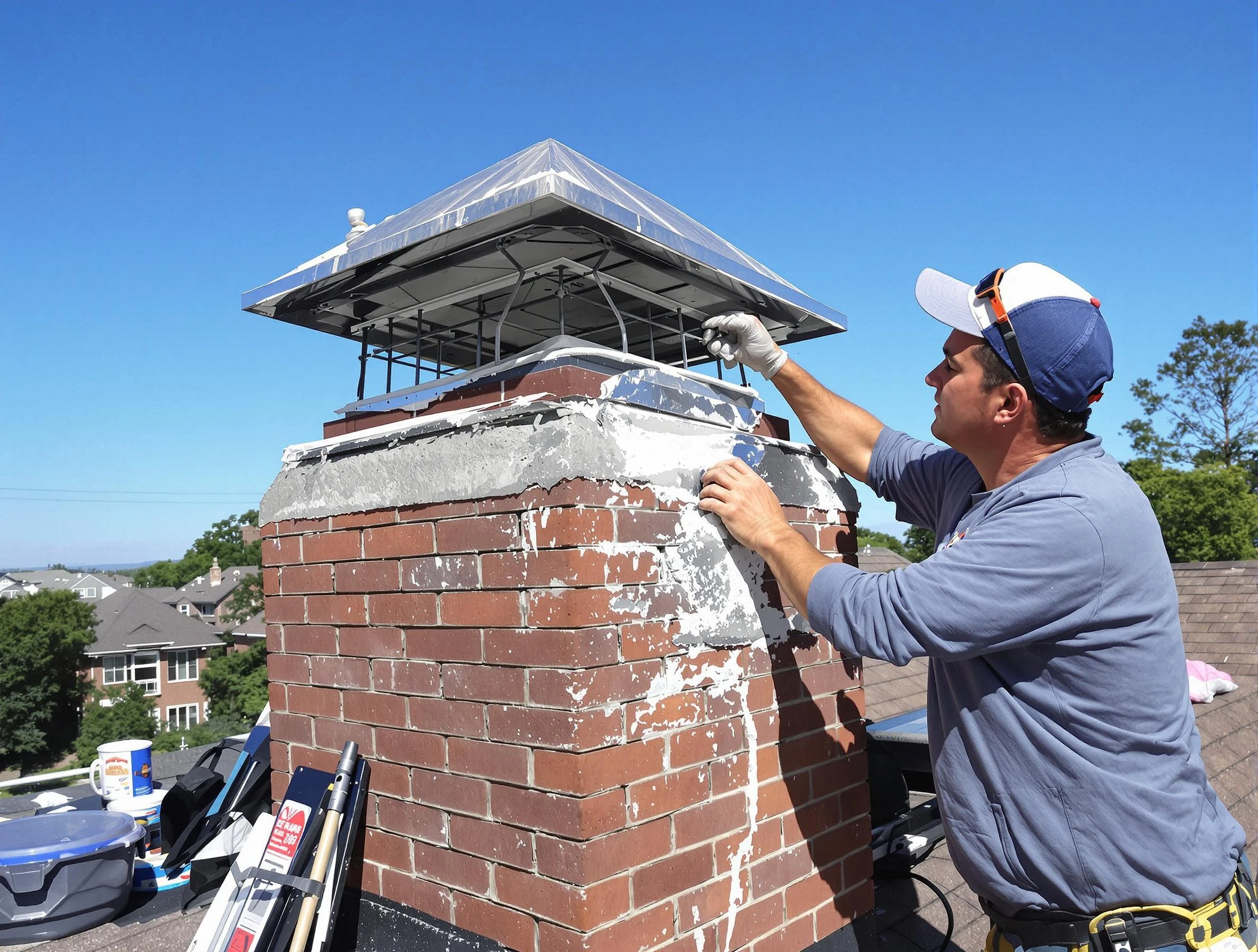 Chimney Crown Services in Burlington