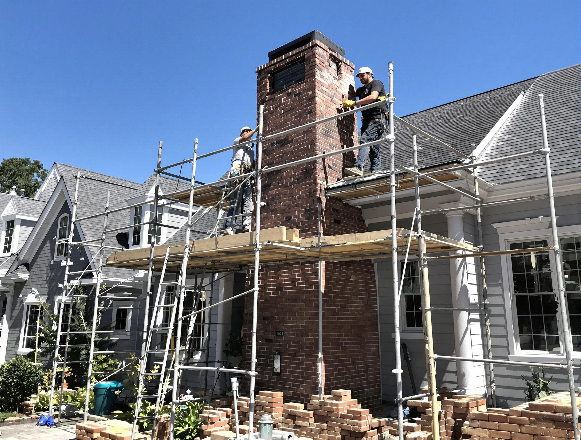 Chimney Rebuilding in Burlington